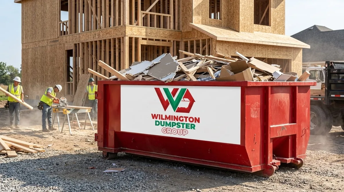 Roll-off dumpsters in a range of sizes